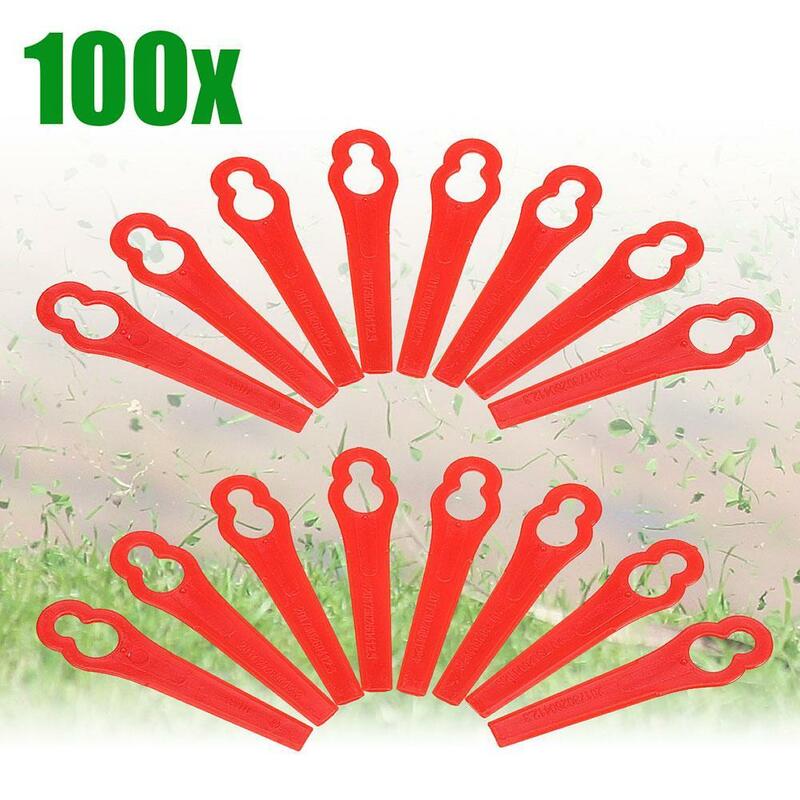100 sztuk wymiana trymer Einhell plastikowe na trawnik ogrodowy ogród koronki kosiarka trawy Einhell narzędzie ogrodnicze
