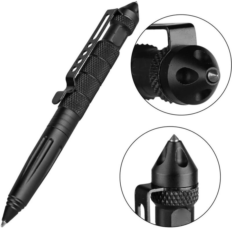 Z30 عالية الجودة القلم طالب القلم التكتيكية القلم المضادة للانزلاق المحمولة الدفاع عن النفس القلم الألومنيوم الصلب الزجاج قواطع بقاء عدة أقلام