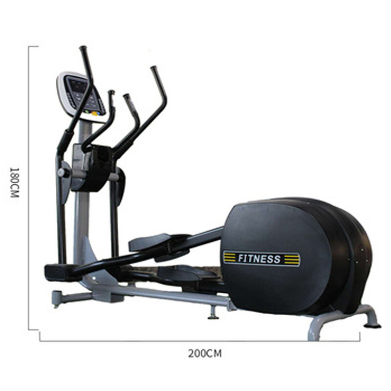 Peralatan Fitness Gym komersial mesin spasi, peralatan Fitness dalam ruangan adsorpsi magnetik langkah elips mesin
