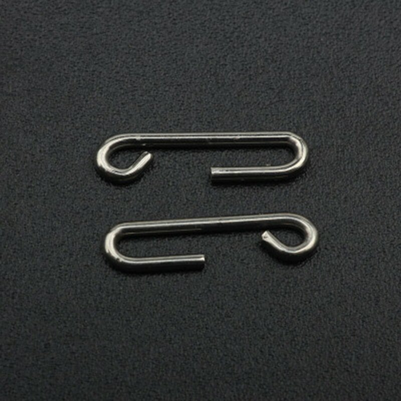Fishing Clips Change Snaps Outdoor Stainless Steel 100Pcs 14mm Connector Fishing Hook Quick Change Snaps Tackle