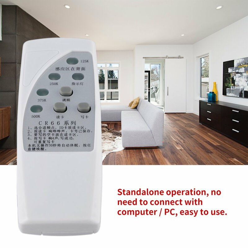 CR66 휴대용 RFID ID 카드 복사기, 프로그래머 리더 라이터, 라이트 표시기 포함 복사기, 3 버튼