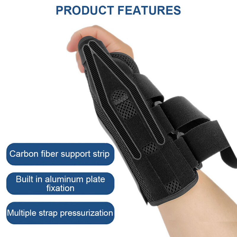Soporte de compresión ajustable para el pulgar y la muñeca, protección fija para los pulgares, las manos y la artritis, 1 unidad