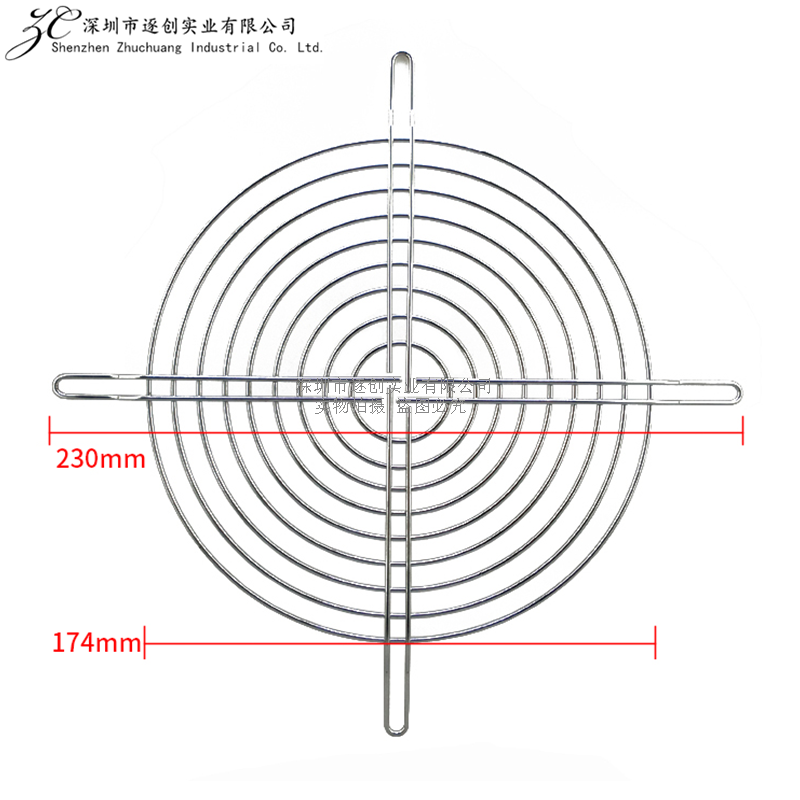 18cm cooling fan mesh cover 180x180mm 18060 fan protection iron mesh 304 stainless steel mesh