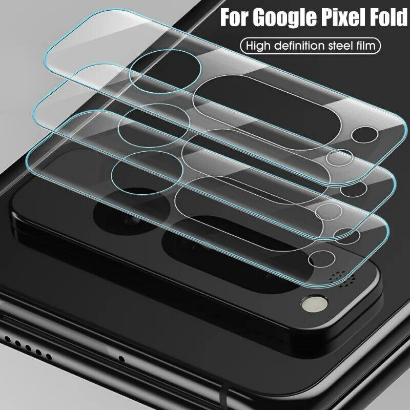 Lente de cámara plegable para Google Pixel, Protector de pantalla de vidrio templado, transparente, HD, 5G, 2023