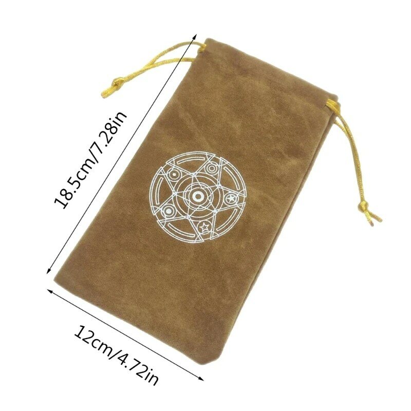 Planche à pendule étoile planche de radiesthésie en bois cartes de jeu de tarot de divination sac en velours livraison directe