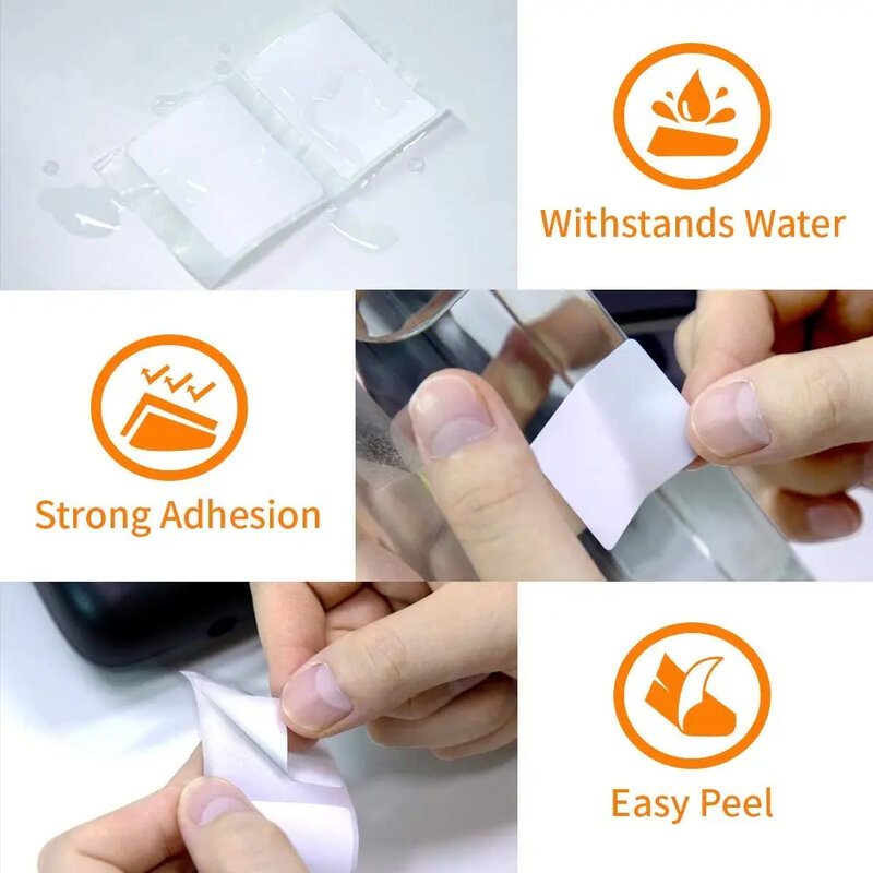 Самоклеящиеся этикетки Phomemo M220/M110/M200, многофункциональные бумажные термоэтикетки для принтера этикеток, водонепроницаемая идентификация