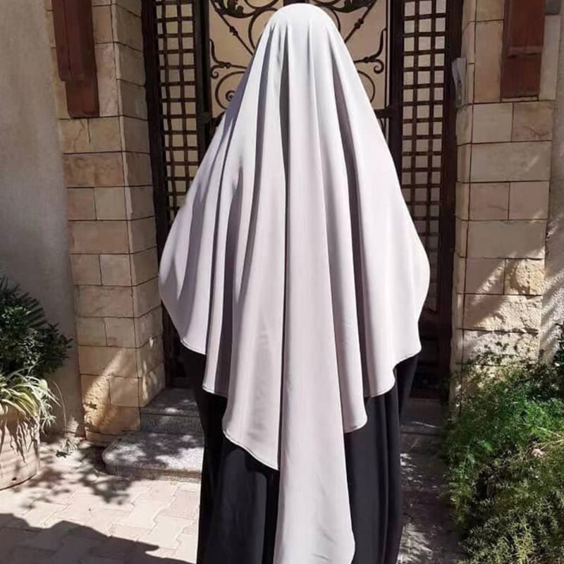 ผู้หญิงผ้าพันคอผ้าฝ้ายผู้หญิงมุสลิมฮิญาบ Headwrap ผ้าพันคอธรรมดาอิสลามยาวผ้าพันคอผ้าคลุมไหล่ Echarpe Turbanet เสื้อผ้า