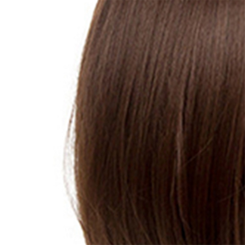 Peruka Bob Bobo dla kobiet, naturalny wygląd peruka z krótkim bobem, peruka z prostymi włosami dla początkujących dla codziennych koreańskich wersji czekoladowych