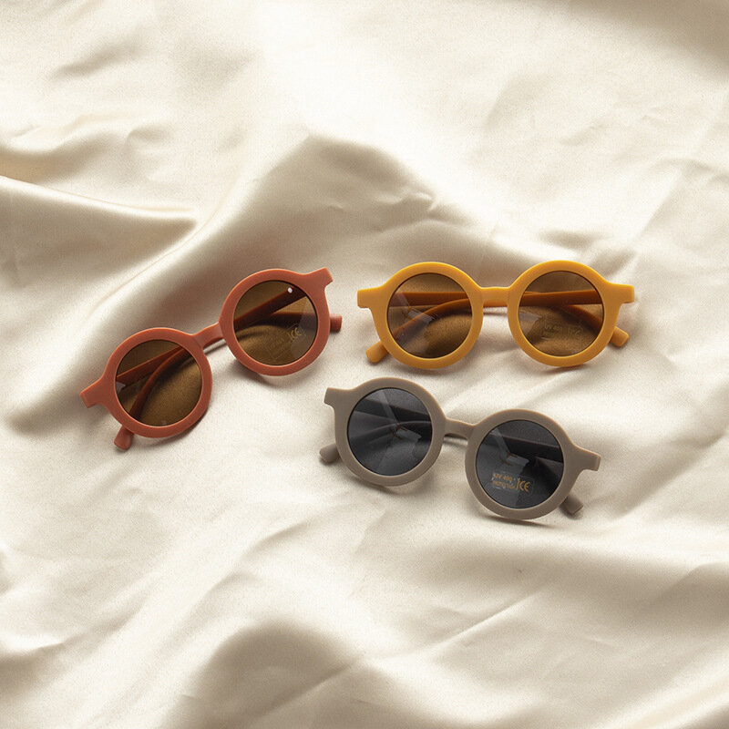Детские очки солнцезащитные очки матовые Макарон детские летние солнцезащитные очки