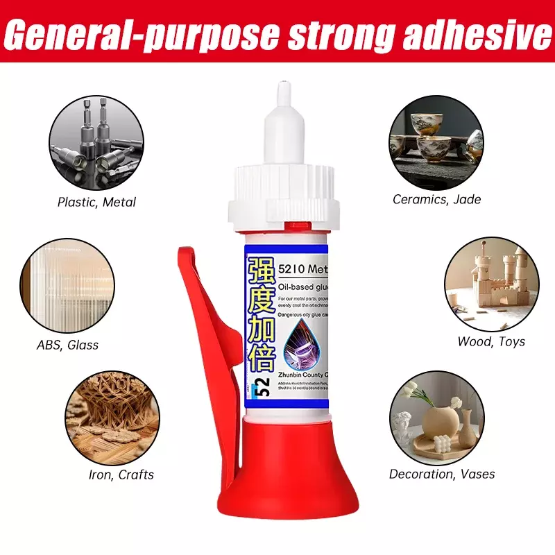 Super Strong Glue Repair Glue for Plastic Welding Wood Metal Glass Ceramic Quick-drying Universal Multi-functional Oily Glue