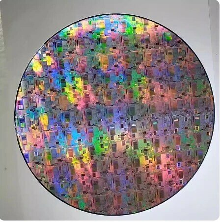 Silicon Wafer 12 8 6 Inch CPU Technology Sense Decoration Birthday Gift Lithography Chip Circuit Chip Semiconductor Silicon Chip
