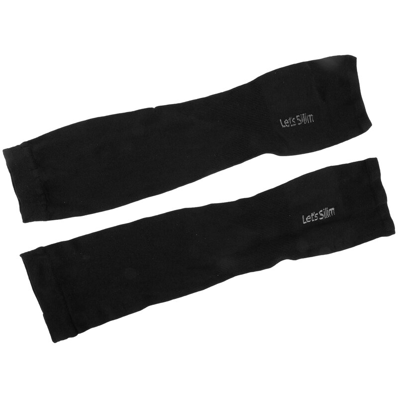 1 Pair Men Women Thin Long Arm Sleeves Ultraviolet-proof Sunscreen Cuff Built-in Non-slip Tape Cover No Slip Sweat Absorption