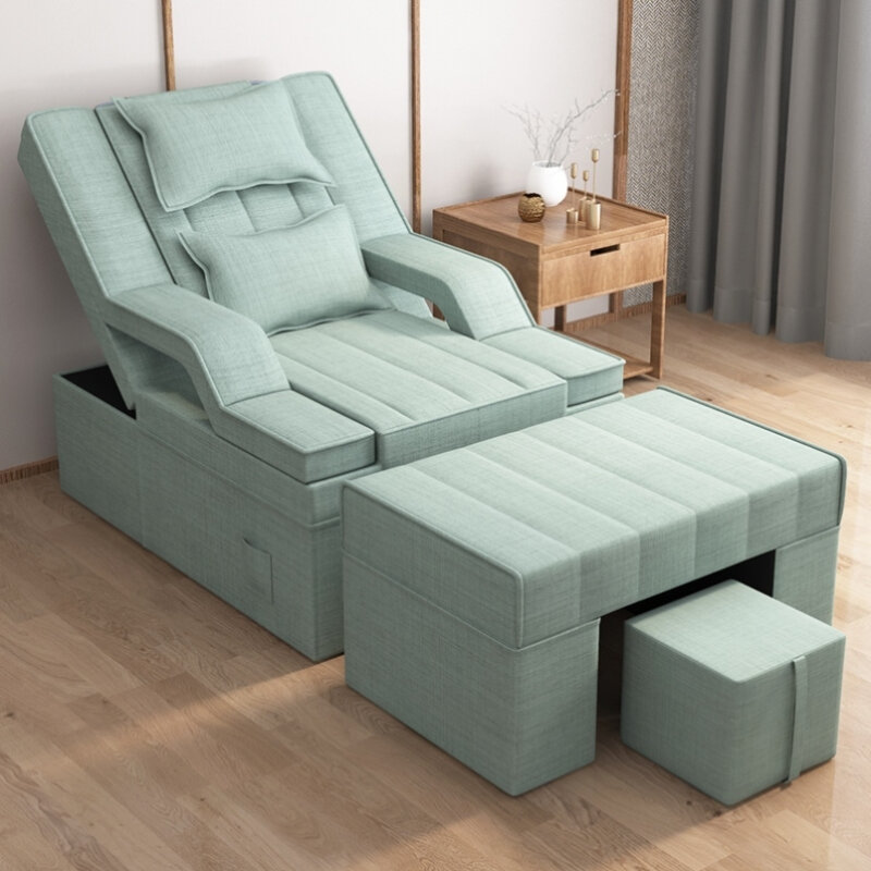 Cadeiras reclináveis pedicure ajustável para casa, assento de fisioterapia, cadeira de fisioterapia para dormir e amassar