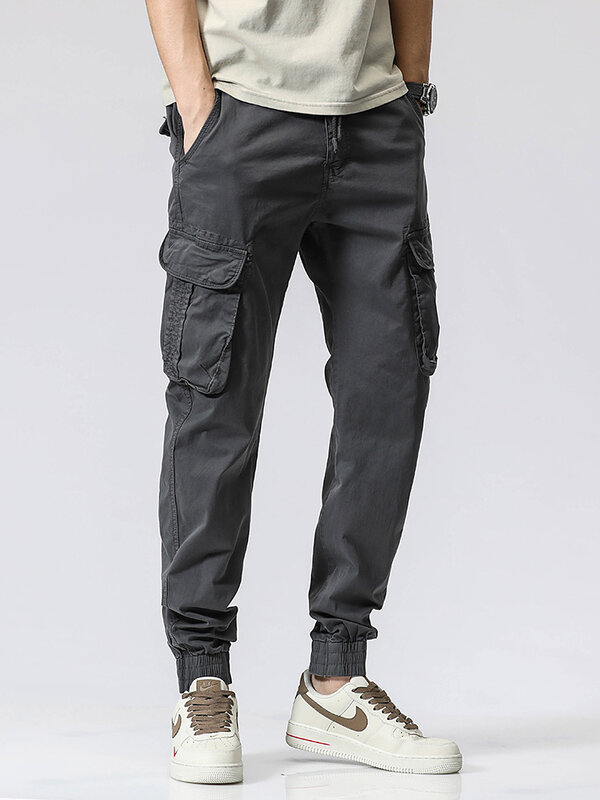 Pantalon Cargo militaire multi-poches pour hommes, Streetwear de l'armée, en coton extensible et décontracté, nouvelle collection printemps été 2022