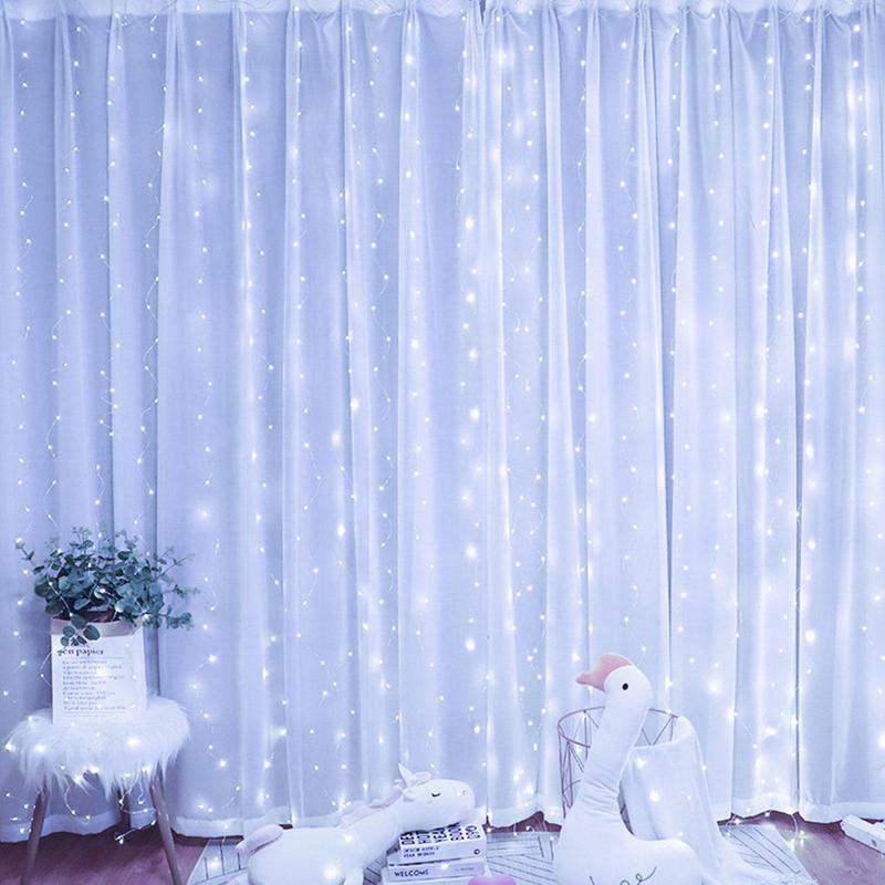 Lampki girlanda żarówkowa LED srebrne miedziane girlanda z drutu wodoodporna lampki na świąteczne dekoracje do domu na imprezę weselne