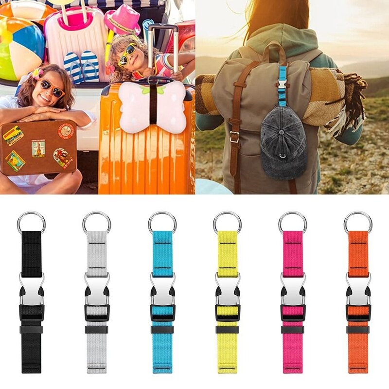 Hanging Luggage Straps Durable Nylon Adjustable Suitcase Bag Straps Luggage Hanging Buckle Straps Outdoor