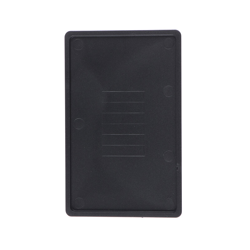 1 buah nampan koin untuk tempat kartu dompet tempat kartu gantungan kunci meja baki Mini ramping casing logam aluminium