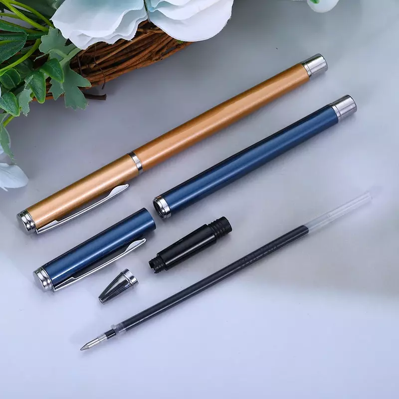 10pcs Gel Pen Set 0.5mm Ballpoint Pen Black Ink Color Kawaii Pen Students School Office Stationery School Supplies Wholesale