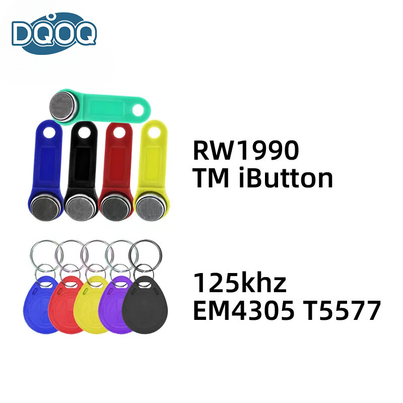 RW1990 TM  rfid copier cloner   TM1990 ibutton DS-1990A I-Button Handheld 125KHzT5577EM4305EM4100Keys Tag Card duplicator Reader