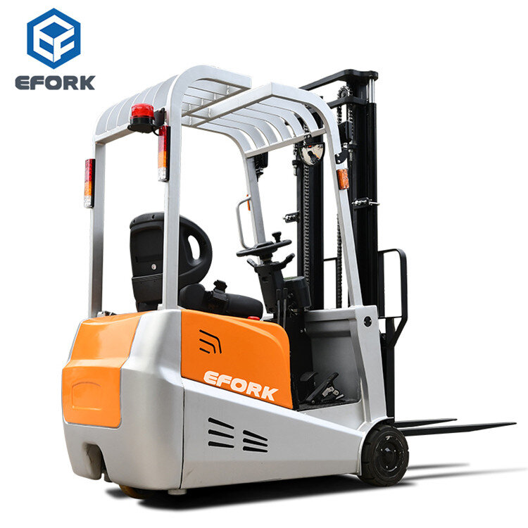 Mini 3-wheel Counterbalanced Electric Forklift Stacker Truck Ready To Ship Three Wheel Forklift