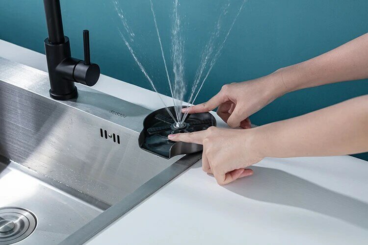 2022 Nieuwe Slimme Bars Huishoudelijke Keukens Waterbesparende Cup Wasmachine Glazen Rinser
