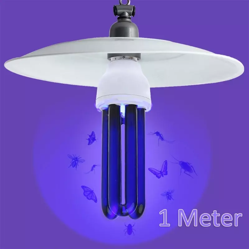 220V 30W E27 UV Light Mosquito Killer Lamp Blacklight UV Lâmpada substituição para armadilha insetos voadores