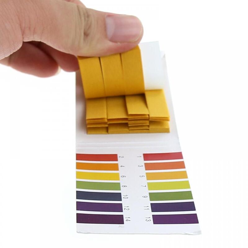 กระดาษลิตมัสวัดค่า pH กระดาษลิตมัส80-800ชิ้นกระดาษทดสอบตัวชี้วัดแบบสากลสำหรับตู้ปลาในบ้าน