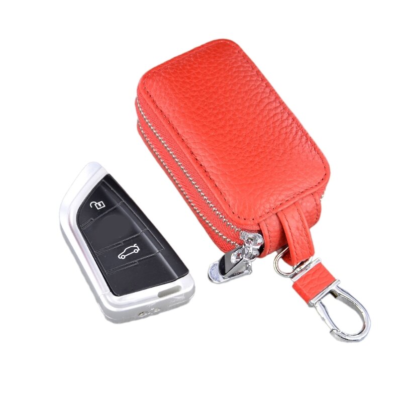 Practical Key Wallet with Zipper Closure Easy Access to Your Keys