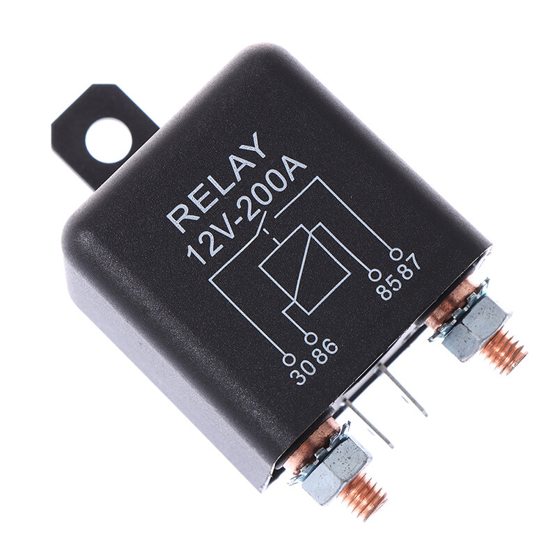 1PC DC200A RELAYS 12V 24V 4-pin Starting Relay For Family Car Heavy Duty Load Distribution/winch Relay 4-pin