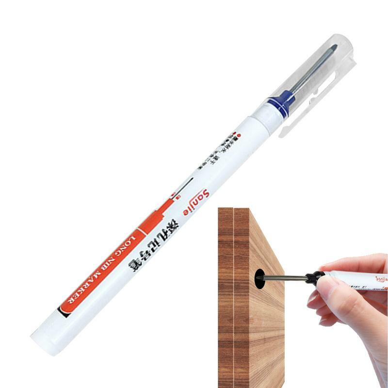 Oil-Based Marker Pen Industrial Long Nib Marker Pen Fast Drying Industrial Marking Products For Carpentry Marking Glass