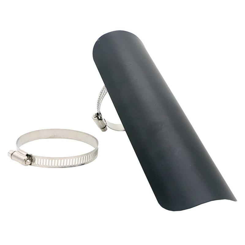 Cubierta de tubo de escape para motocicleta, Protector de calor fiable para silenciador de escape, 9,1 pulgadas