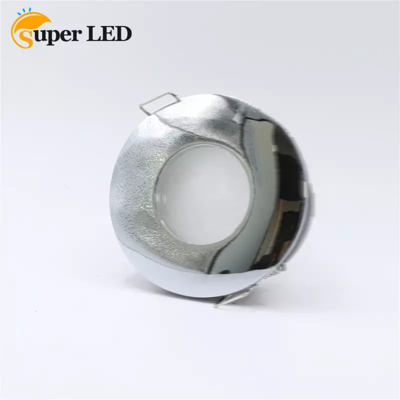 JOYINLED-Fixo LED Downlight Fittings, embutido Spotlight Frame, branco cromo cetim níquel, liga de zinco, cortar 70mm, GU10