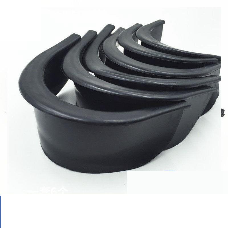 Acessórios de bilhar de borracha preta piscina mesa bolso forros 4 canto + 2 lado/bilhar mesa peças