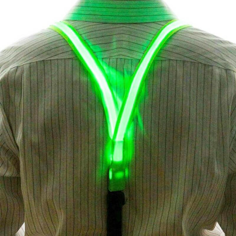 Suspenders with Bow tie LED Lights Woman Suspenders for Pants Hangers for Men Suspenders Heavy Duty Men Motorcycle Pants Belt