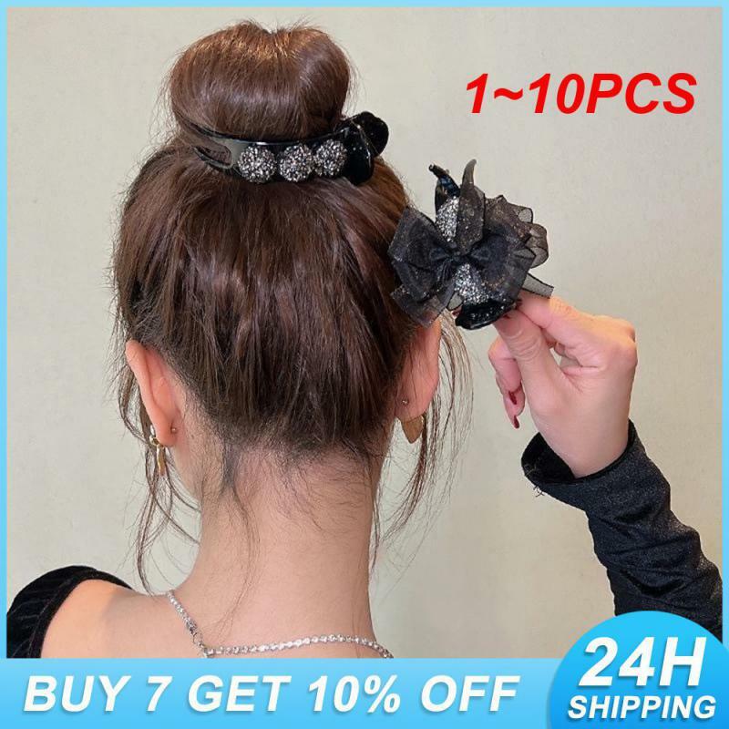 1~10PCS Fashionable Temperament Haircard Sparkling Design Shiny Butterfly Hairpin Hair Accessories Popular Functional