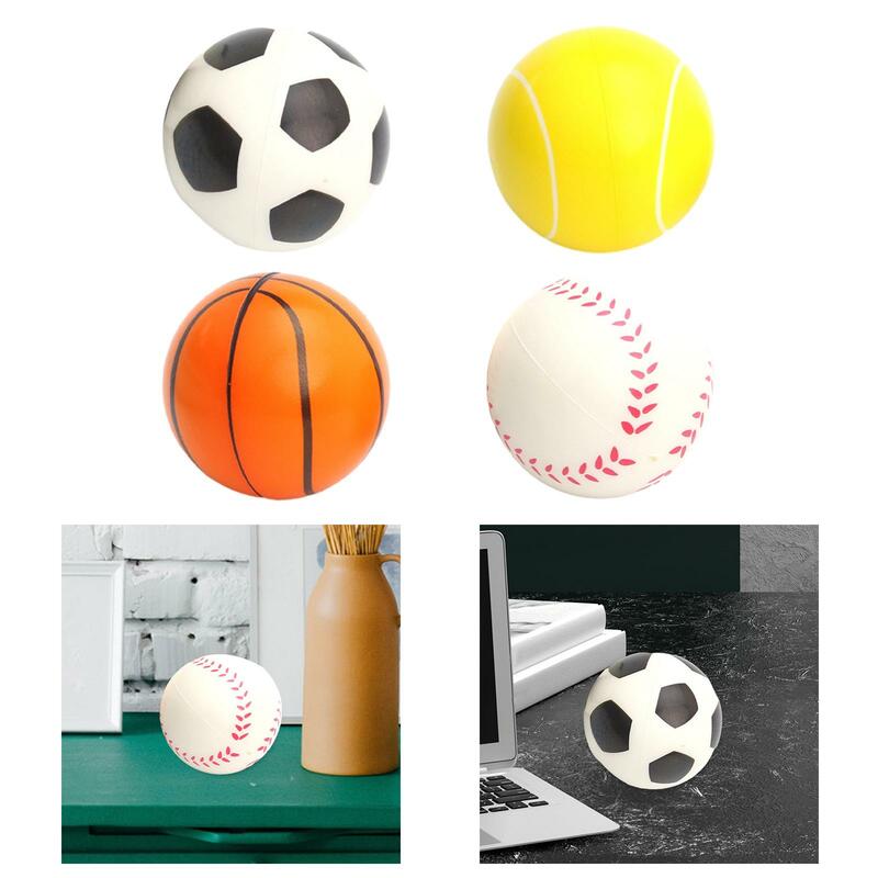 Sports Squeezing Balls Hand Grip Pressure Ball Novelty Relaxing Sensory Fidget Reward Carnival Small Foam Relief Ball Kids Teens