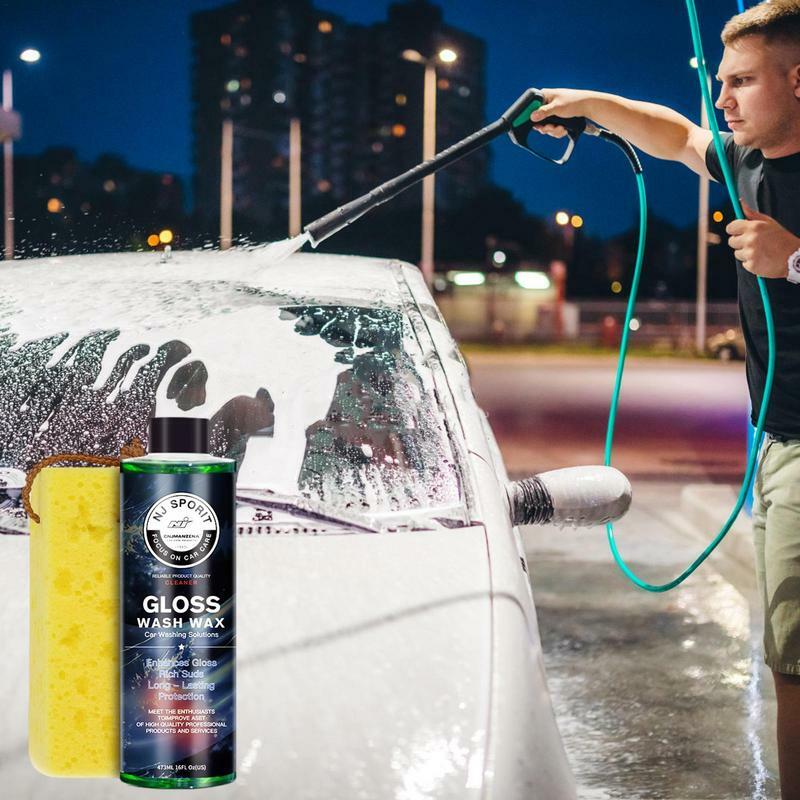 Solution de lavage de voiture pour avertir la protection, agent de revêtement, nettoyant de peinture, lavage d'entretien automatique, liquide de lavage pour voitures