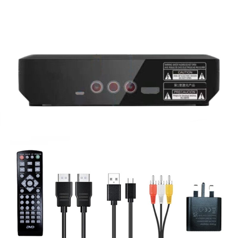 DVD-Player für 1080P DVD-Player Mini-DVD-Player mit Remote-USB-Eingang