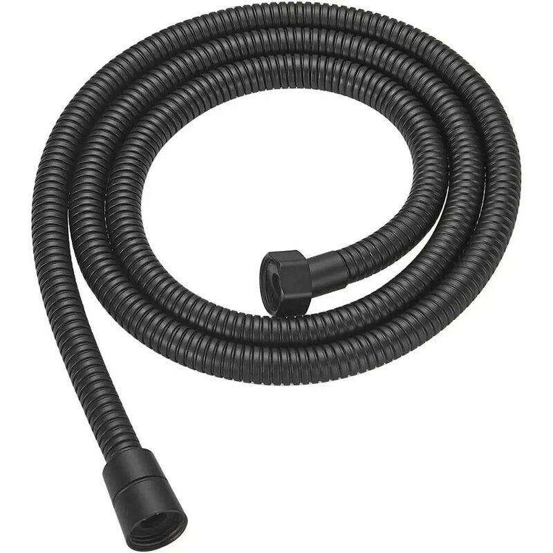 1.5/2m czarna ręczna rura wąż prysznicowa ze stali nierdzewnej elastyczna odporna na wybuchy rura prysznicowa akcesoria łazienkowe