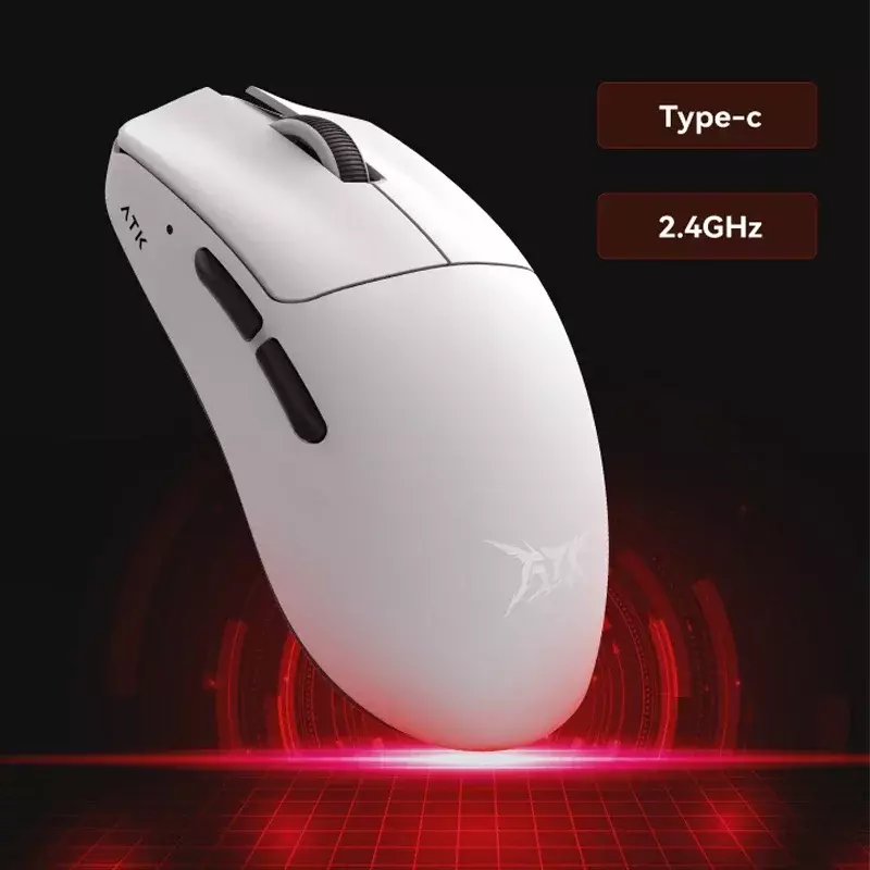 【Ready Stock】ATK Blazing Sky F1 Series Wireless Mouse Paw3950 Wired/Wireless Dual-Mode Lightweight Gaming Mouse Free 8K Dongle