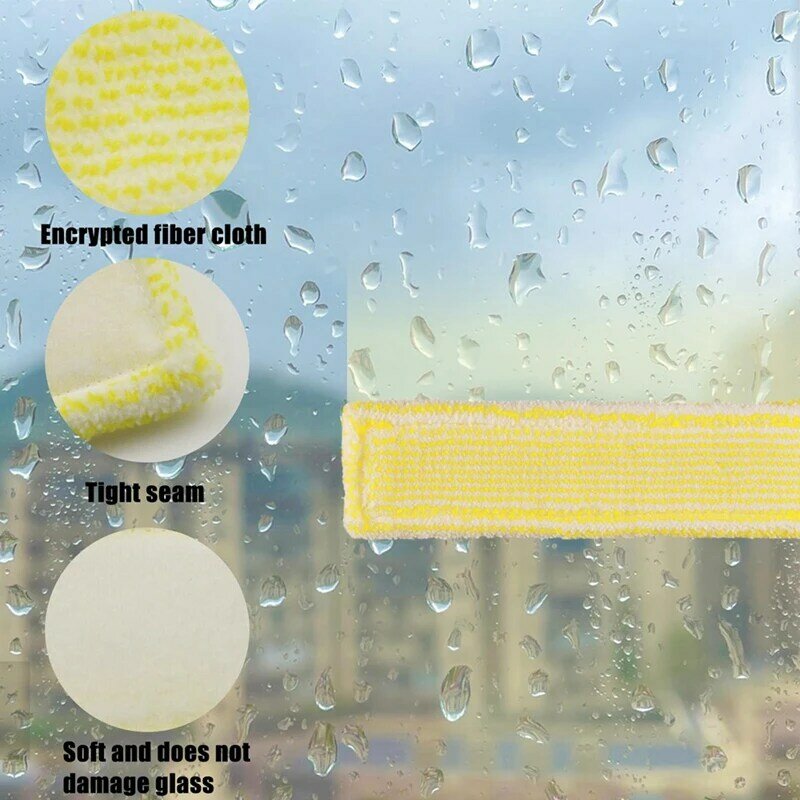 6 шт., сменные накладки из микрофибры для очистки ветрового стекла