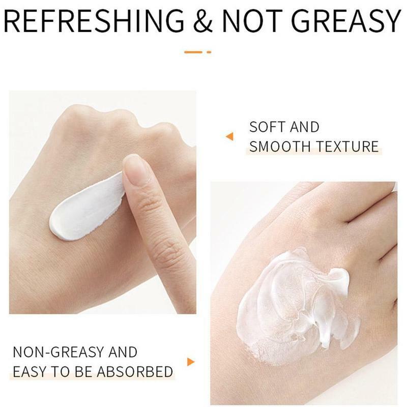 5pcs Moisturising Sunscreen SPF50+ UV Protective Whitening Cream，form Protective Film Anti-sun For Skincare,non-greasy Makeup
