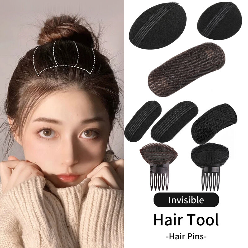 Hair Pads Hair Volume Magic Bun Hair Base Bump Styling Insert Tool Volume Headwear Invisible Hair Pins
