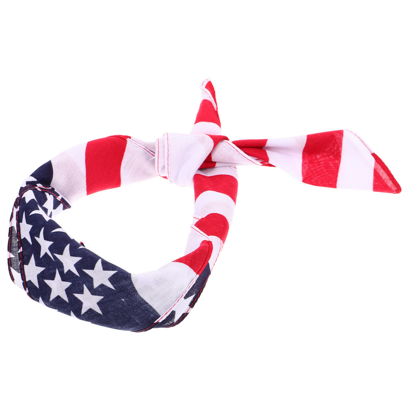 Herren Einst ecktuch Baumwolle Taschen tücher Satin Stirnbänder amerikanische Flagge Bandanas Schal