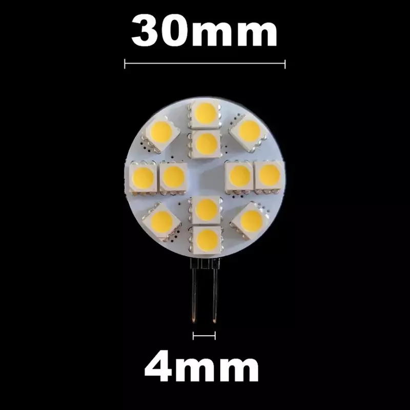 ハロゲンランプLED電球,g4,5w,dc 12v,5050 smd,LEDチップ,1.8w,g4ソケット,9ダイオード,暖かい,コールドホワイト,交換照明