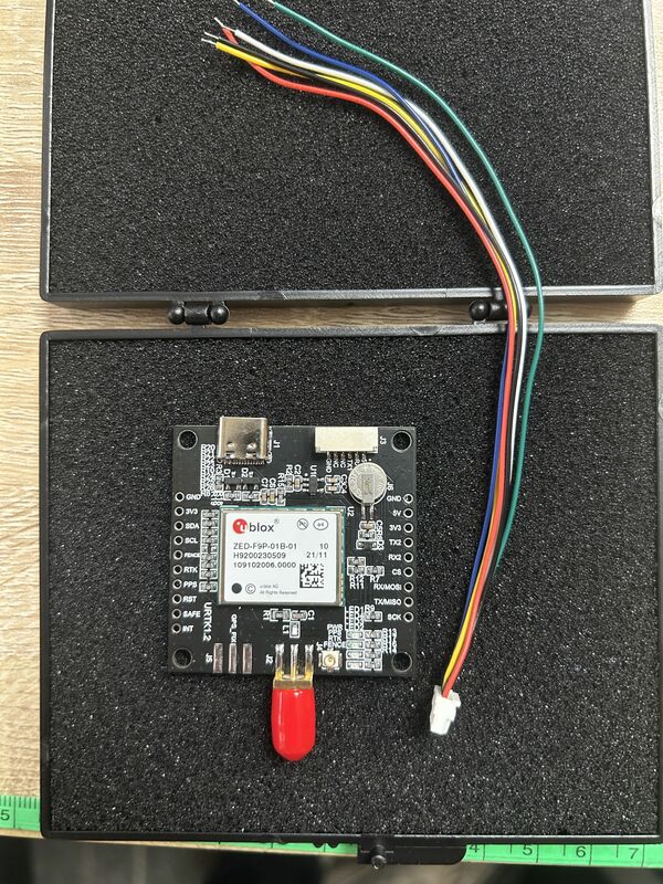 1 pz ZED-F9P-01B-01 RTK differenziale modulo di posizionamento a livello di pollice modulo di navigazione GPS nuova scheda GNSS ricevitore di alimentazione