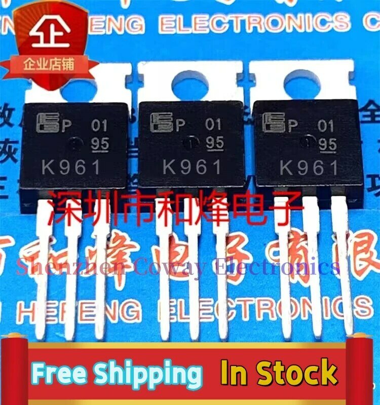 10PCS-30PCS  2SK961  TO-220 MOS 900V 3A   In Stock Fast Shipping