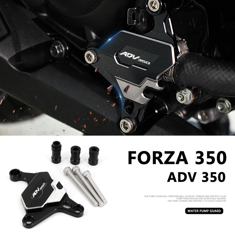 Новинка для HONDA ADV 350 ADV350 FORZA Forza 350 Forza350 2022 2023 крышка водяного насоса Защитная крышка аксессуары из алюминия