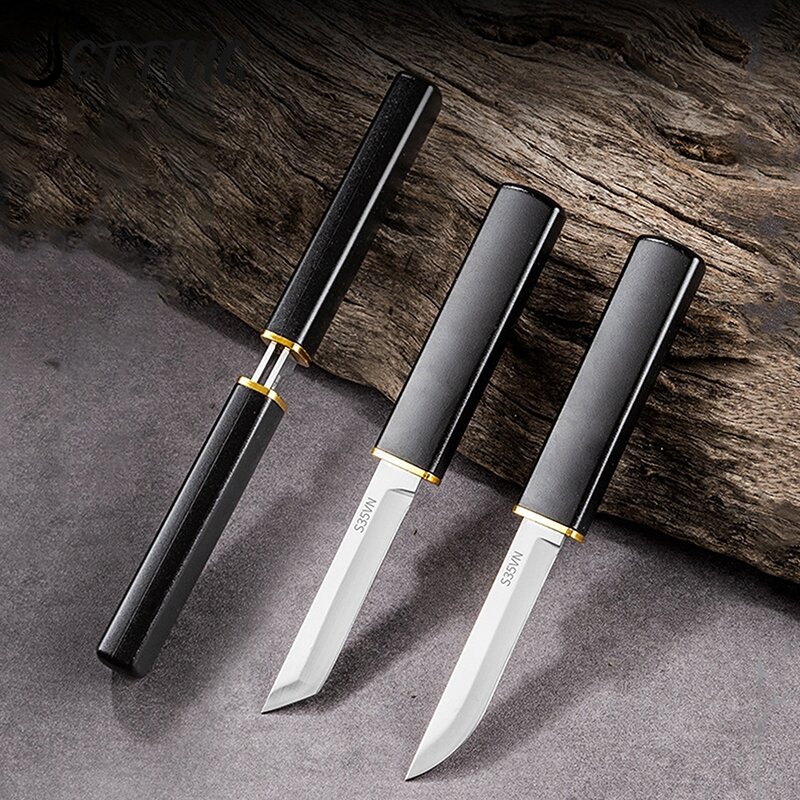 ステンレス鋼のダブルナイフ,持ち運びが簡単,高硬度,高品質