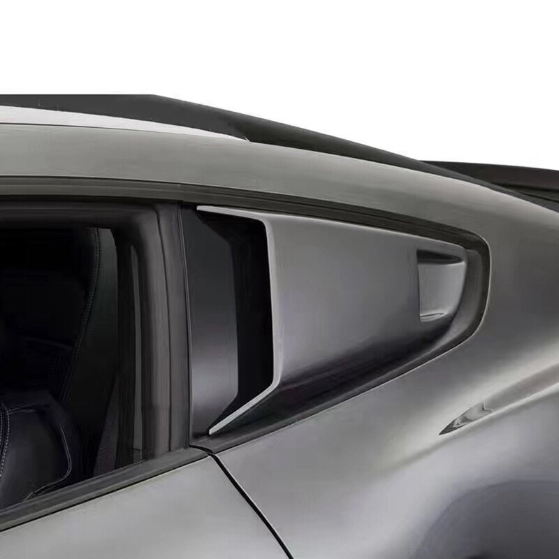 Grelha da janela lateral do carro, guarnição da tampa da colher de ventilação, janela traseira, ventilação Ford Mustang 2015-2020 2Dr